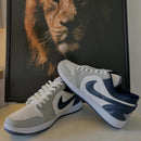 Air Jordan 1 Low White/Wolf Grey Midnight Navy