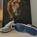 Air Jordan 1 Low White/Wolf Grey Midnight Navy