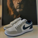 Air Jordan 1 Low White/Wolf Grey Midnight Navy
